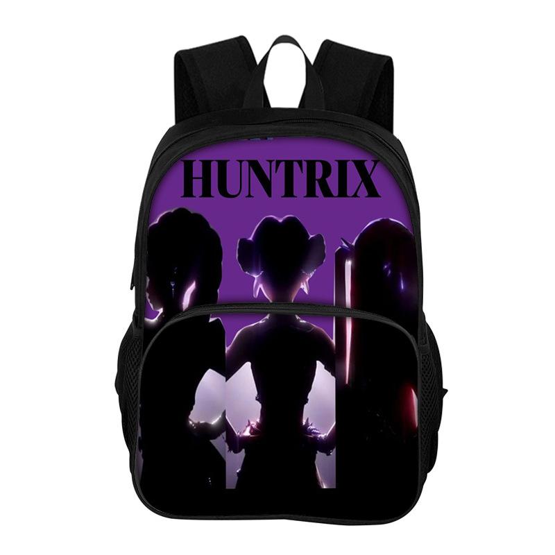Kpop Witch Hunting Team Trendy Children's Shoulders HD Printed Large Capacity Lightweight Back Protection Student Backpack CLE