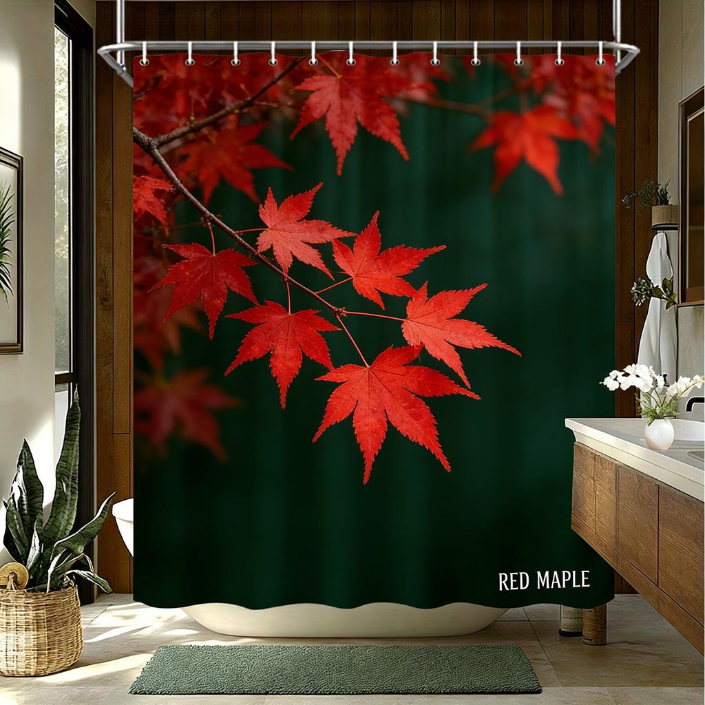 Watercolor Lavender Bouquet Waterproof Shower Curtain For Bathroom Decor