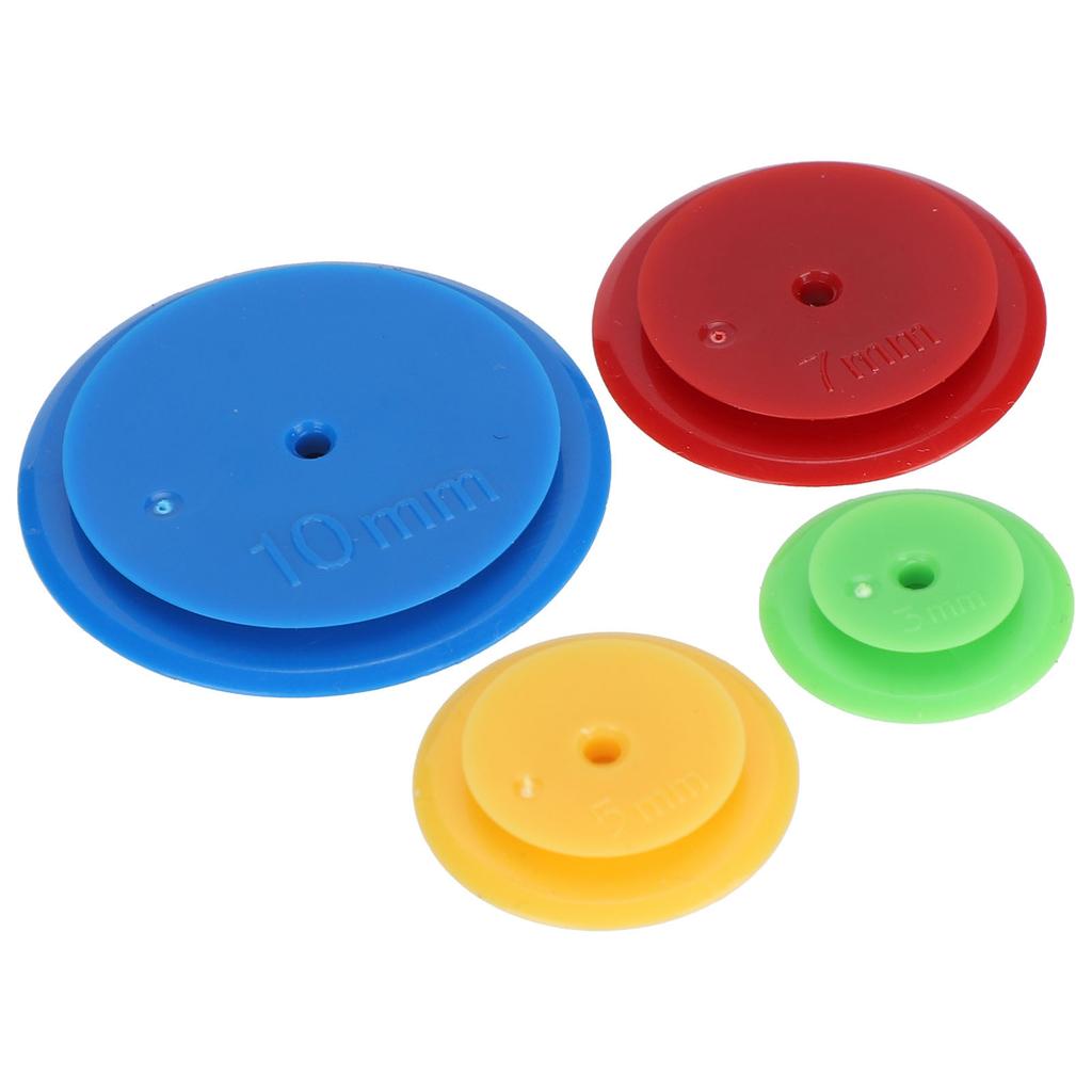 16Pcs Tailor Sewing Scribing Tool Round Patch Work Parallel Tracking Wheel DIY Craft Supplies