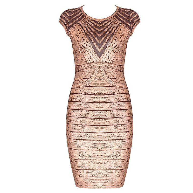 Letní zelené krajkové bandážové šaty Dámské Sexy Hollow Out Bodycon Club Celebrity Večerní Runway Party Dámské šaty