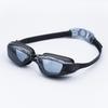 Adult Gradient Transparent Swimming Goggles with Easy Adjust Strap Anti-Fog Anti-UV Antileak Silicone Gasket