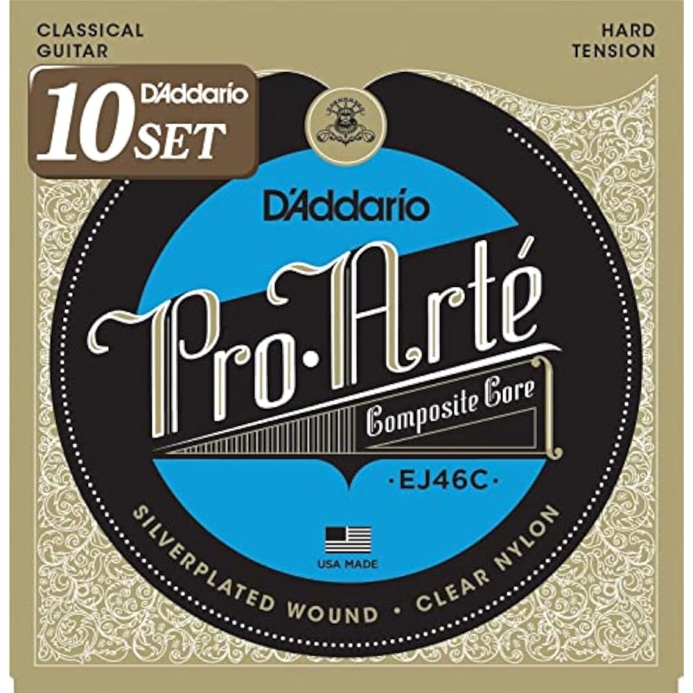 D Addario Classic Guitar Strings Pro Arte Long-Lasting Composite Hard EJ46C x 10 Sets [Authentic ...