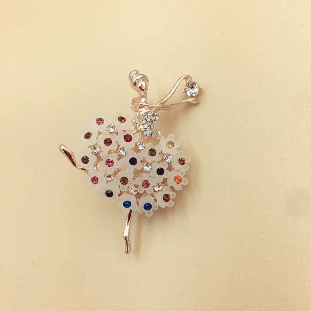 

Брошь с изображением балерины - Милая булавка для сумок и шарфов