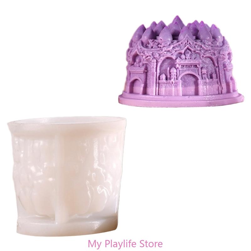 

Building Sculpture Fondant Silicone Mold for Cake Decoration, Candy, and Craft
