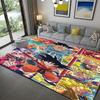 Dragon Ball Gogeta Fusion Figure Area Ruganime soft washable cartoon floor carpet
