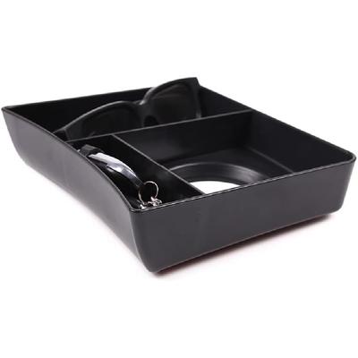 For Tacoma 2006-2015 Cup Holder Storage Box,Car Armrest Box Front Cup Holder Organizer Tray,ABS Center Console Cup Holder Multifunctional Tray