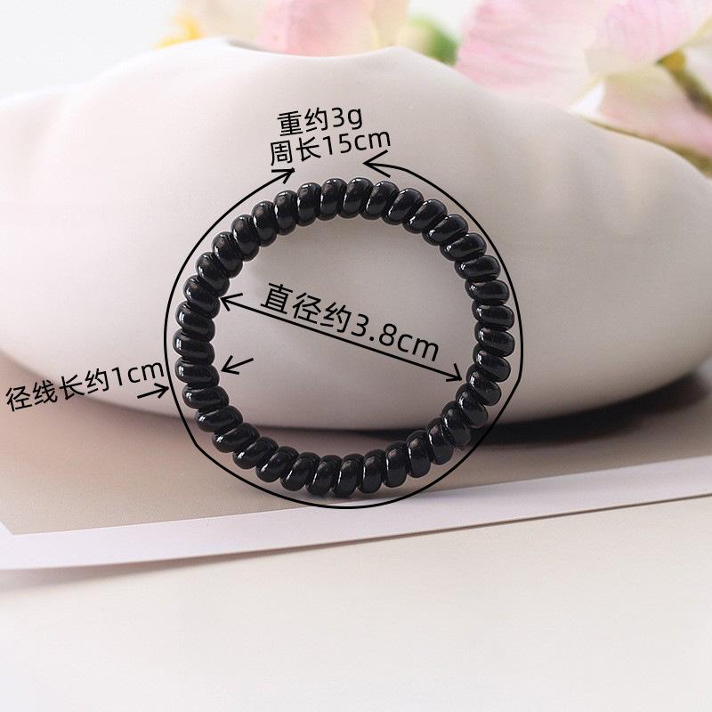 New Color Phone Cable Headband Simple Waterproof Hair Band Girl Versatile Hair Rope Adult Phone Band Rubber Band Hair Accessories