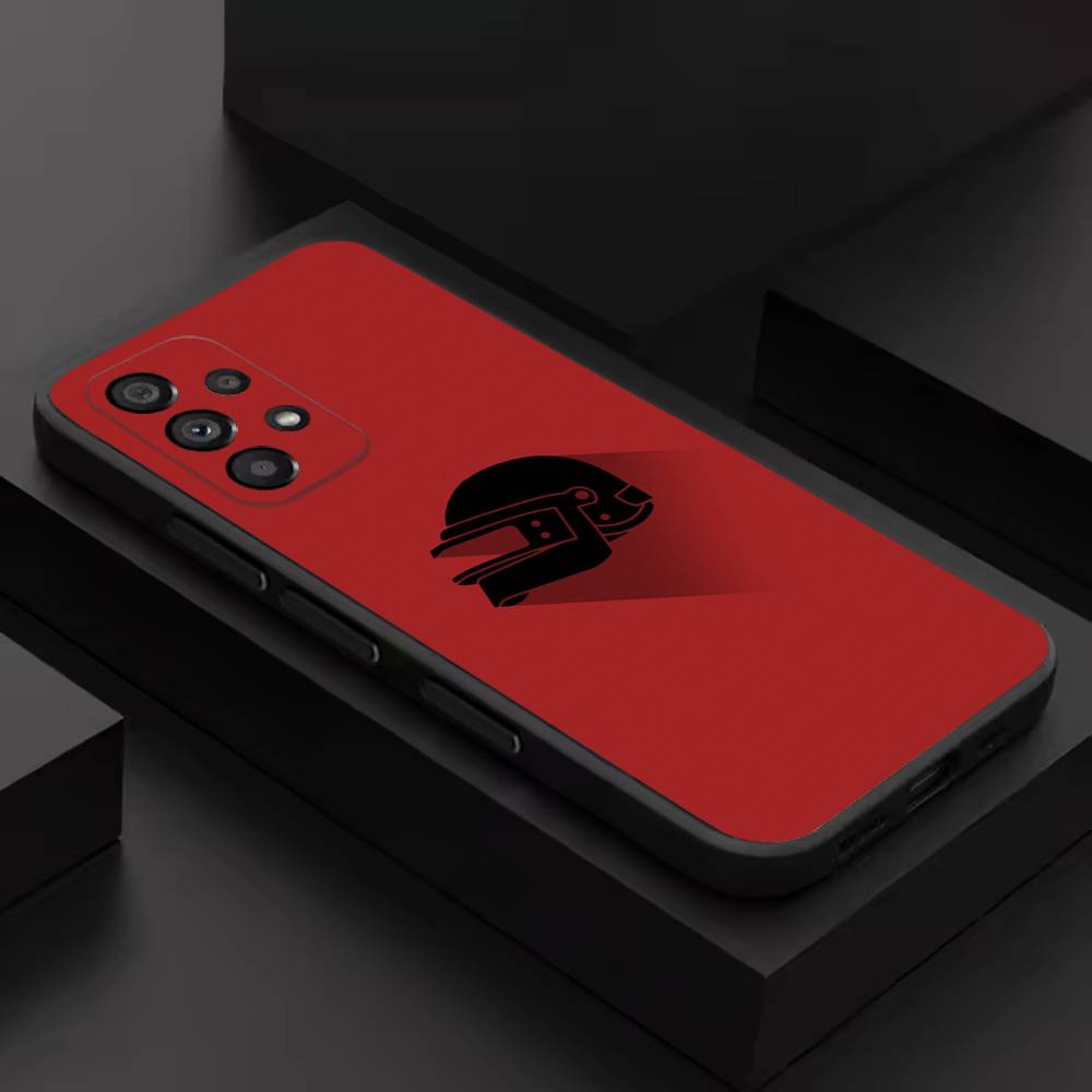 Cute P-PUBG Game Funny Phone Case For Samsung S 9,10,21,30,22,23,24,25,26,Ultra,Plus,Lite,FE,4,5G Black Soft Case
