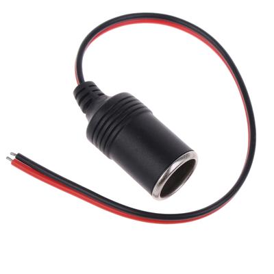 Safety Car Charger Power Cigarette Lighter Female Socket Cable Converter Cable Heavy Duty Cable Pressure Resistance