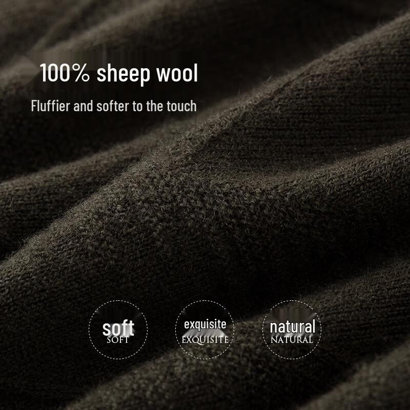 U.S. POLO ASSN. Men's Pure Wool Business Casual Sweater