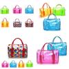 Fashionable Pvc Waterproof Gym Wash Bag Chic Handheld Jelly Beach Carrying Organizer