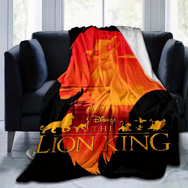 1pc, Lion King Home Decor Blanket: A Perfect Gift for Your Bedroom, Living Room, or Outdoor, Flannel Throw Blanket, Ideal for Couches