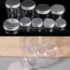 30/50/60/80/100/120/250/500ml Pots Cosmétiques Vides en Plastique Transparent Contenant Maquillage Pot en Plastique Transparent Pot d'Échantillon Crème Visage Boîte à Gel