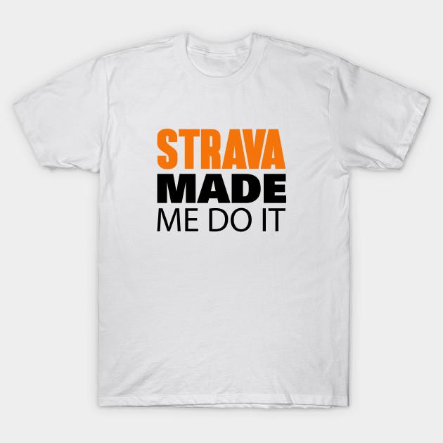 Men Black Print T-shirt Strava Made Me Do It No-Cut Transfer Paper Print Cotton Tshirt XL белый