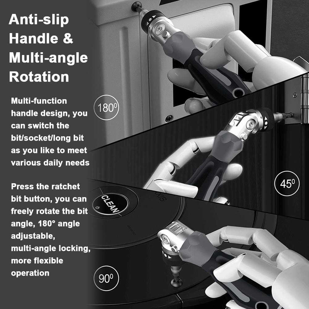 31in1 Multifunctional Ratchet Wrench Screwdriver Set Practical Motorcycle Bicycle Bathroom Air Conditioner Auto Repairs