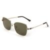 Fashion trend European beautiful women's metal sunglasses high sense street shot sunscreen anti-ultraviolet sunglasses men