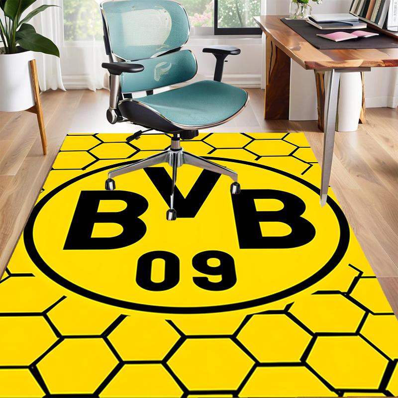 1pc Football Team Design Area Rug - Non-Slip, Soft & Cozy Floor Mat for Living Room, Bedroom, Office - Indoor/Outdoor Decorative Carpet