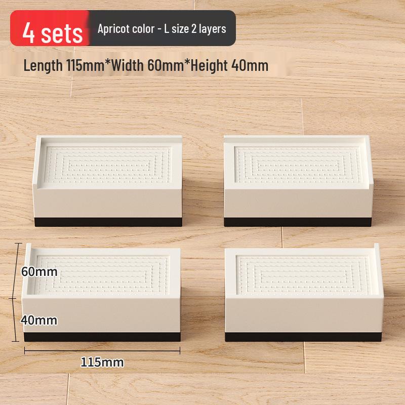 Universal Furniture Heightening Pads: Nail-Free, Stable, Moisture-Proof for Tables & Chairs