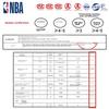 NBA Socks for Men, Autumn And Winter Casual Sports Socks, Sweat-Absorbing Seamless Cotton Socks, Deodorant Training Running Basketball Socks, 3 Pairs