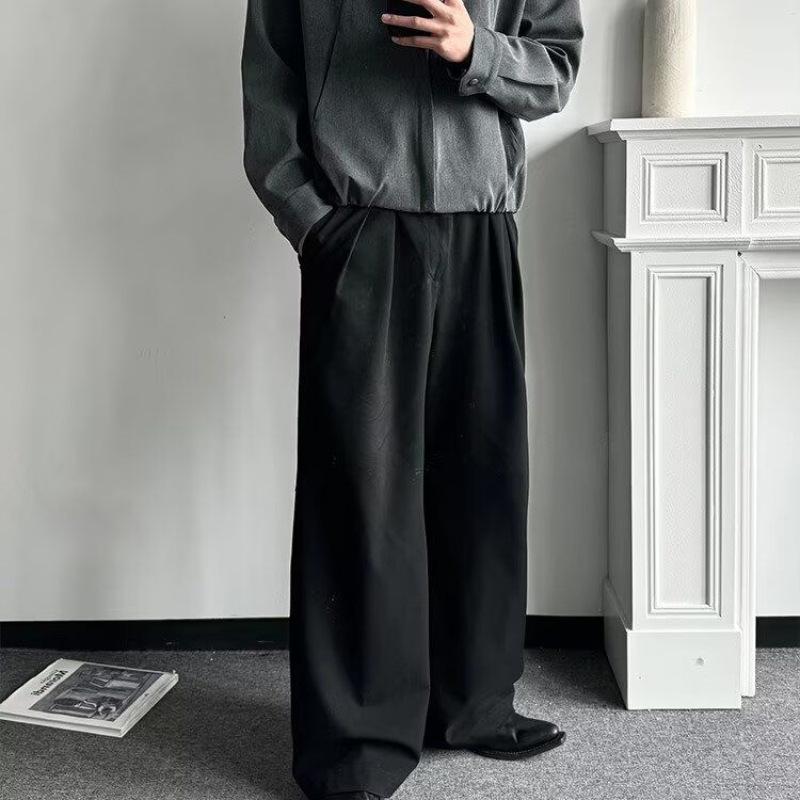 Herren Retro Japanische Yamamoto-Stil Jacke: Vintage, Used-Look, Lässiger Reversmantel für Frühling und Herbst.