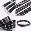 New Y2k Star Punk Rivet Heavy-duty Vintage Casual Fashion Belt - Unisex Dark Leather Belt