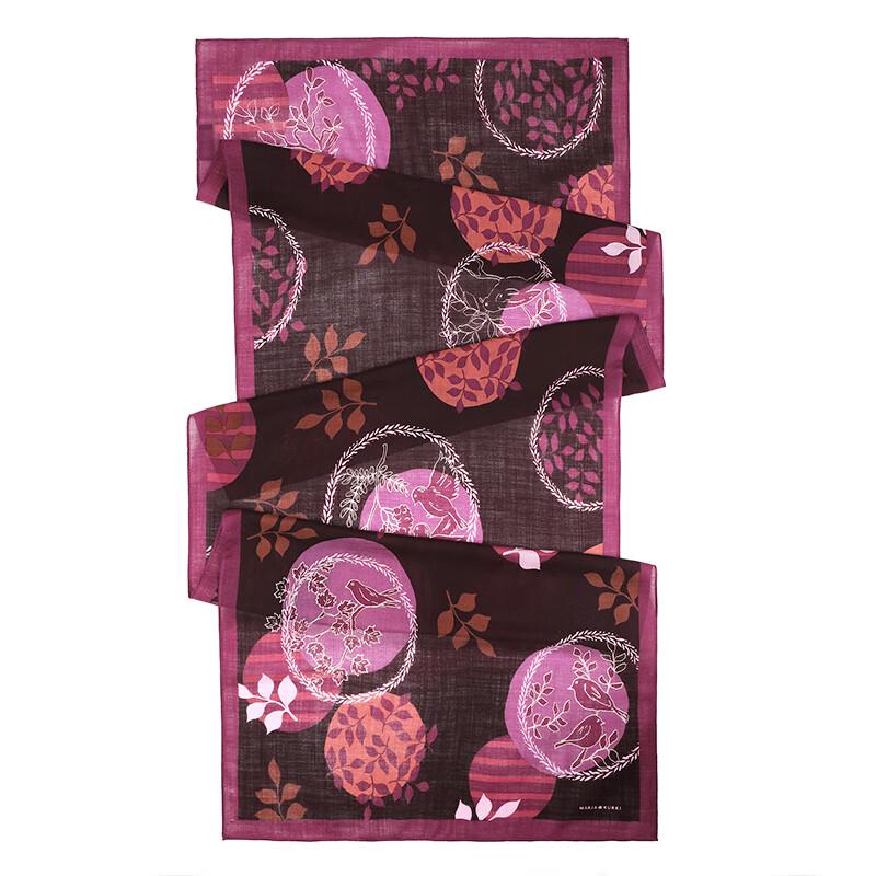 MARJA KURKI Moon's Radiance Printed Wool Scarf