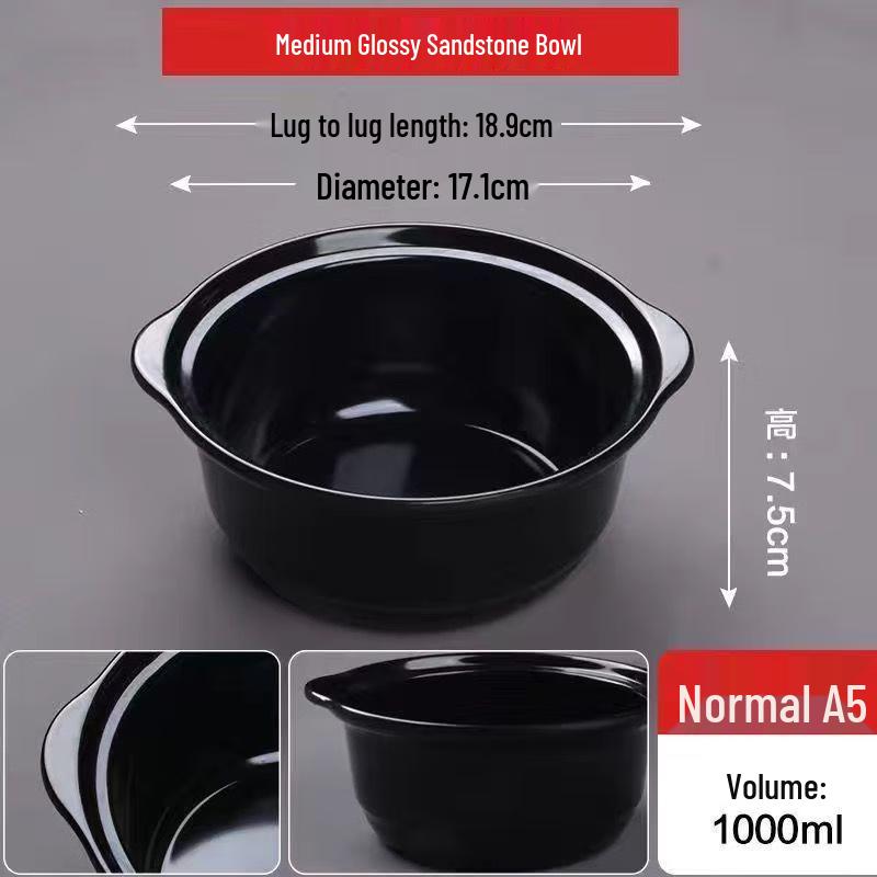 

Heerli Commercial Melamine High-Temperature Serving Bowls