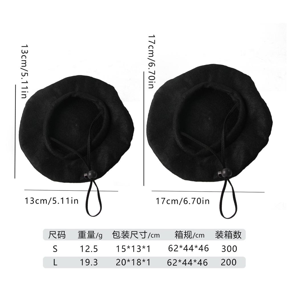 New Cross-border Pet Hat Dress Up Cute Cat Beret Photo Cat Hat Dog Headgear Headdress