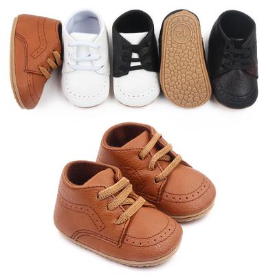 Baby Shoe Spring Autumn British PU Casual Shoes 0-1 Year Old Soft Sole Walking Shoes Comfort Baby Girl Shoe Boy Shoes Zapatillas