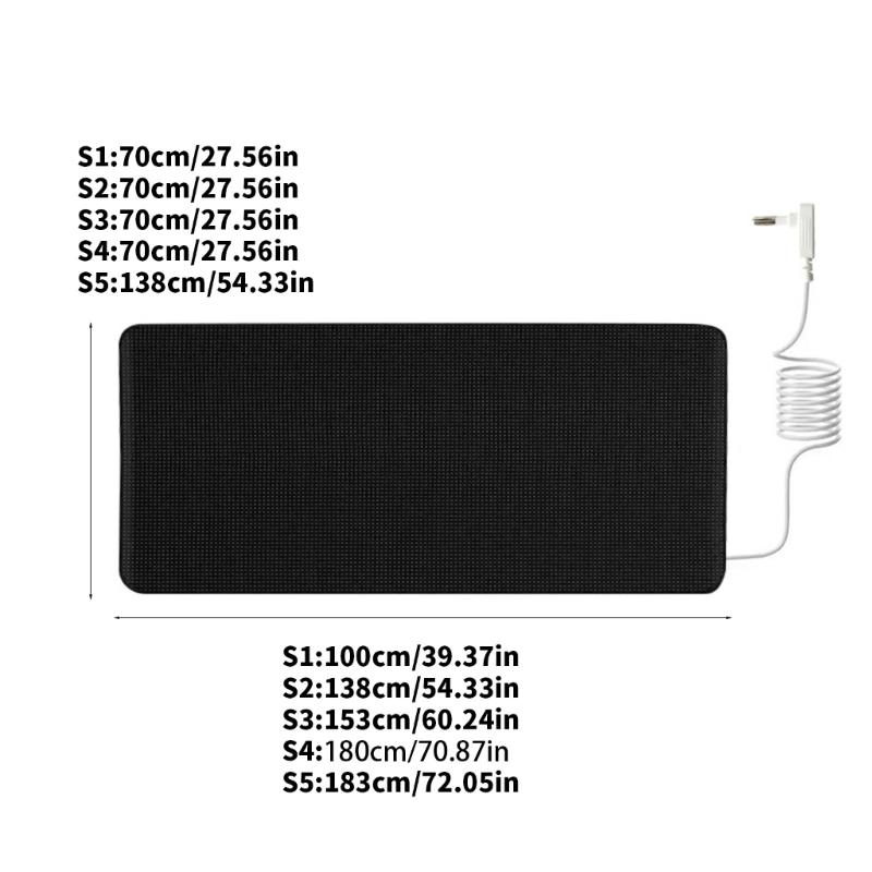 Enhances Sleep with Groundings Mats for Bed PU Leather Mattress Pad for Rest