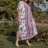 Spring and summer new women's clothing seaside vacation dress robe large size bohemian dress