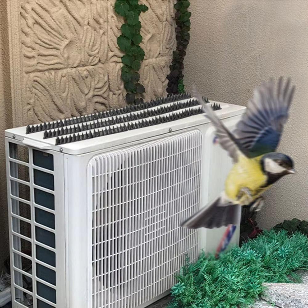 8/12pcs Long Lasting Anti Bird Spike Strip Anti Climb Bird Defender Spikes  Balcony Eaves