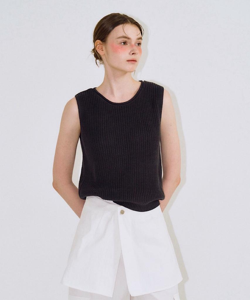 APOEM Round Ribbed Knit - 2Colors