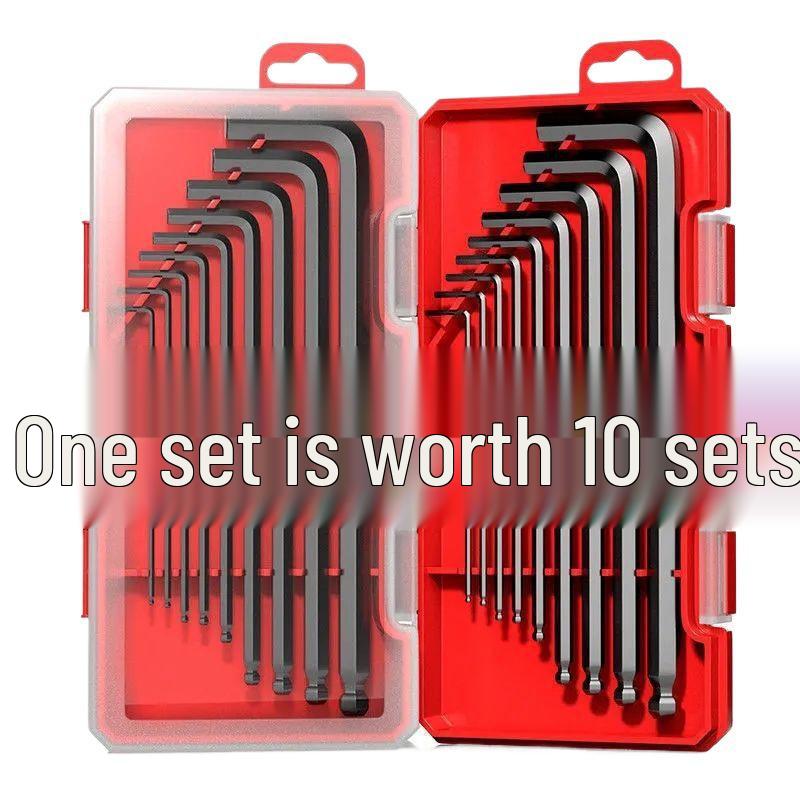 S2 Alloy Torx Hex Wrench Set - Six-Point Star Screwdrivers