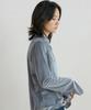 WIOE Veloa Slit Half Turtle Neck Top_Grey