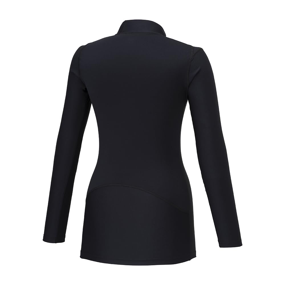 Tennis Badminton Biogear Racquet Sports Inner Long Sleeve Shirt Dynamotion Fit Japan Badminton Association Officially Approved Unisex 62JAB050 Black