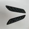 2x Glossy Black Car Decorative Air Flow Intake Hood Side Vent Scoop Bonnet Cover