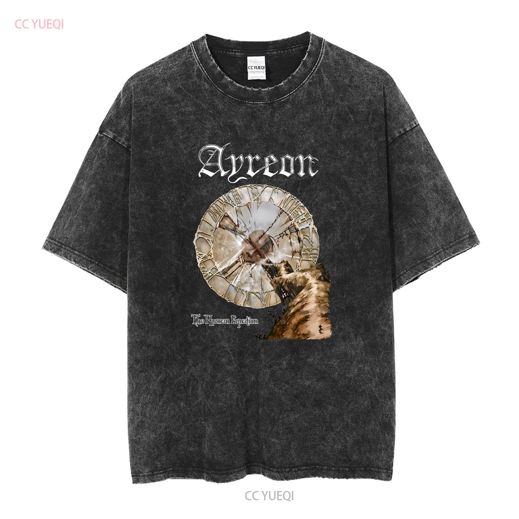 

NWT Ayreon The Human Equation Progressive Rock Band Music Album T Shirt S 4XL vintage Washed Slightly Top For Everyday Wear XL