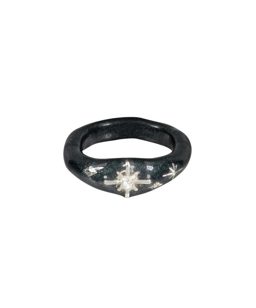 Nff Starry Night Ring-Black