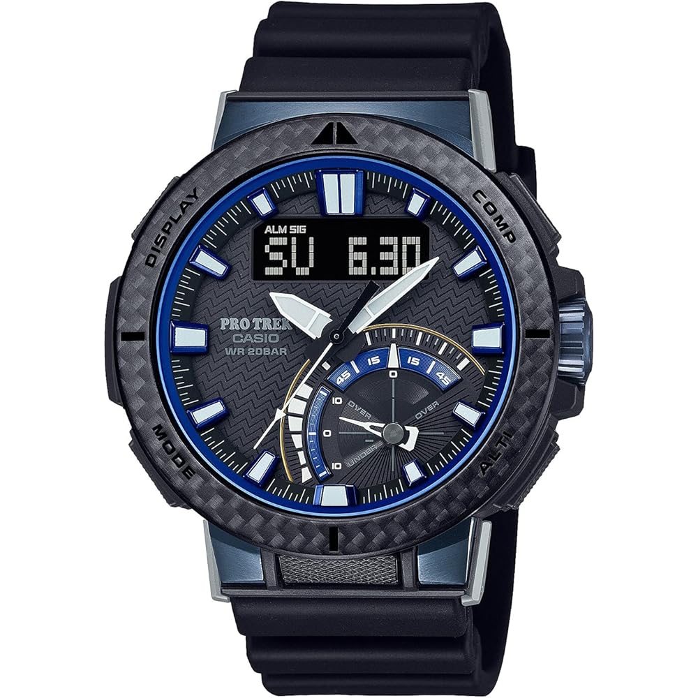 Casio Pro Trek Angler Line Solar Radio Men's Watch PRW-73X-1JF Black