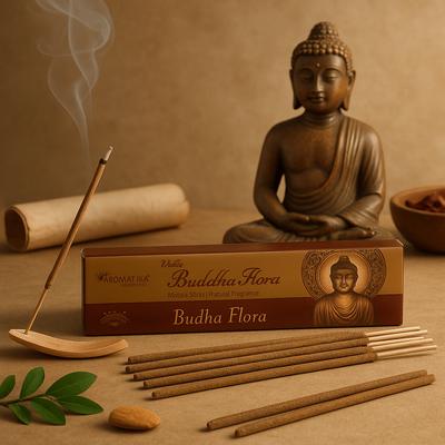 Incense Sticks Vedic Masala Buddha Flora, 12 Sticks