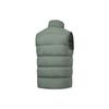 Li-Ning Fitness Series Ss23 Solid Color Logo Stand Collar Down Vest Men Vests Gray-Green AMRT015-6