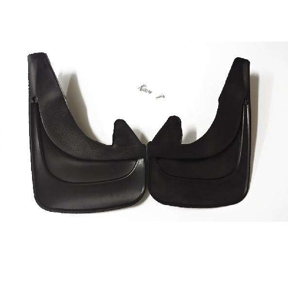 2x Mudguards Mud Flaps Splash Guards For Car Truck Fender Black Abs Soft Plastic