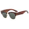 Bohemian Leopard Frame Sunglasses With Uv400 Protection For Outdoor Travel And Driving