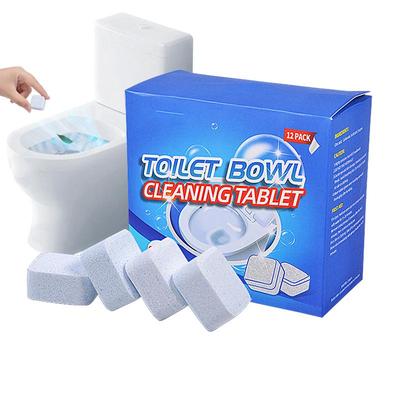 12Pcs Automatic Toilet Bowl Cleaners With Bleach Yellow Dirt Cleaners For Home Fragrance Freshener Bathroom Domestic Garden
