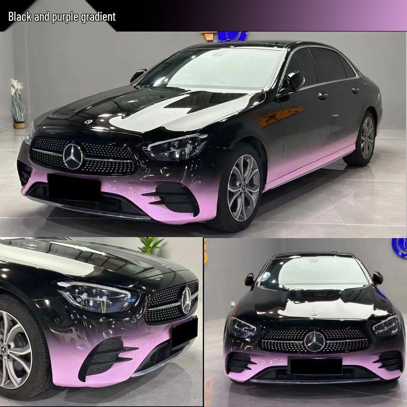 Tesla Customizable Gradient Color Car Wrap - Complete Vehicle Itasha Art Film