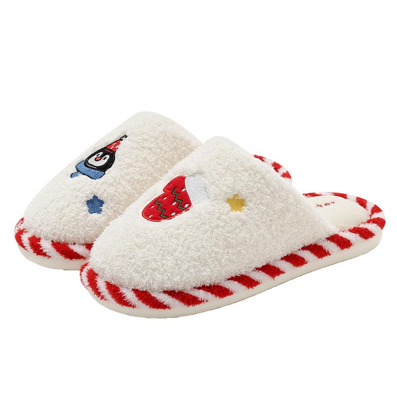 Autumn and Winter Cotton Slippers Indoor Home Couple Non-slip Breathable Slippers Household Cotton Mop Wear-resistant Home Cotton Shoes