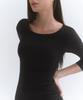 MUSINSA STANDARD WOMAN Women'S Jersey Mini Dress [Black]