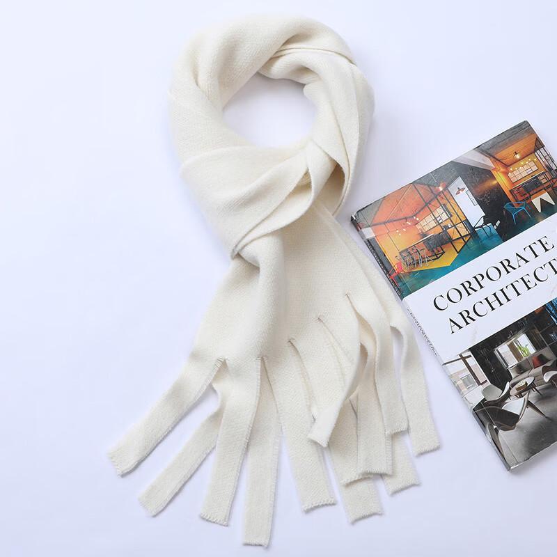 

Hengyuanxiang 2024 Pure Wool Unisex Scarf 172x20cm