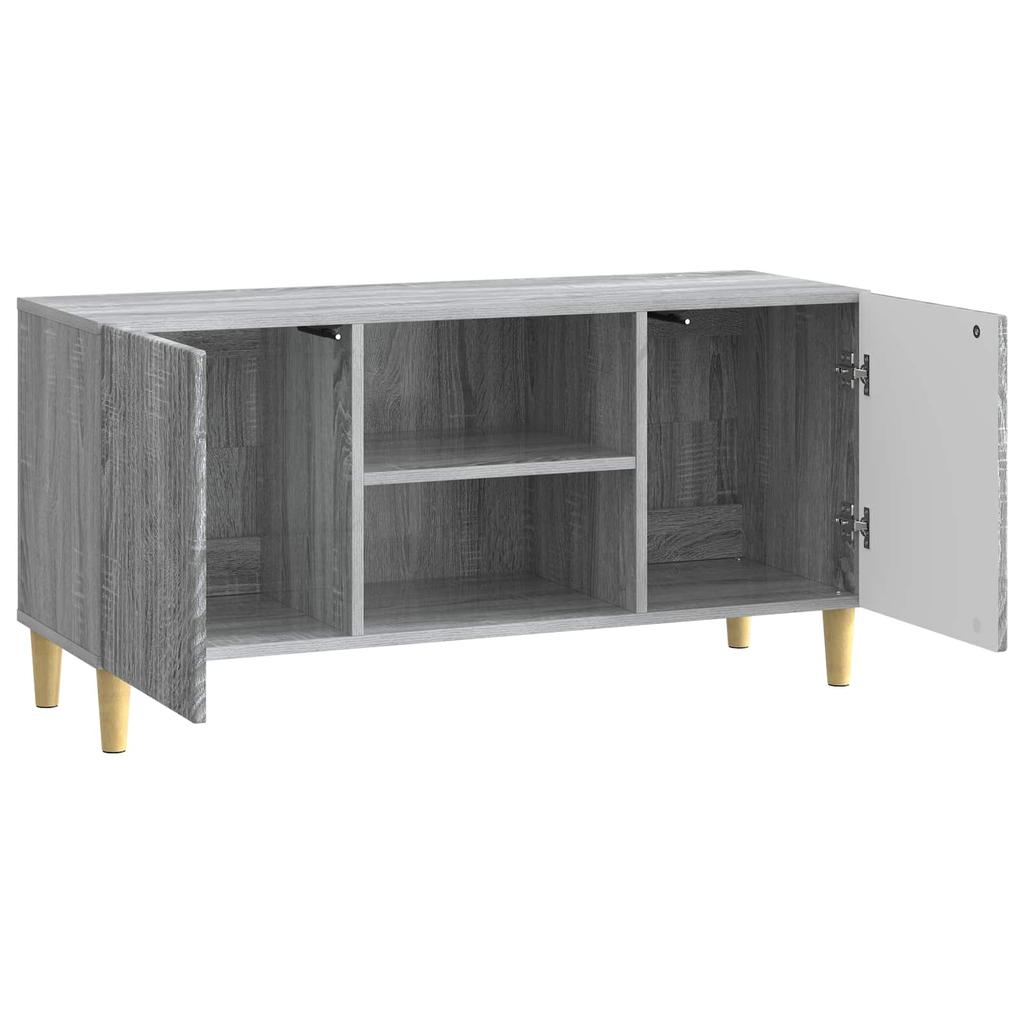 TV Stand Grey Sonoma 102 x 34.5 x 50 cm Particleboard